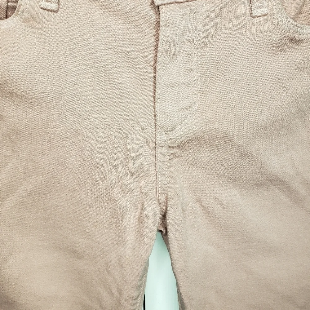 Paige Verdugo Ankle Denim Jeans 28 Rose Pink Stretch Mid Rise